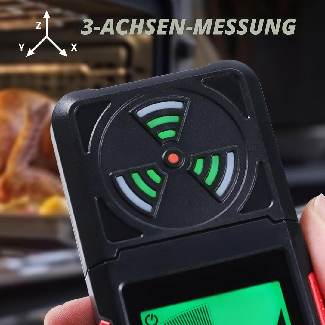 EMF Messgerät Strahlungsdetektor Digitaler Elektromagnetische Felder Handgehaltener EF/MF/RF Elektro
