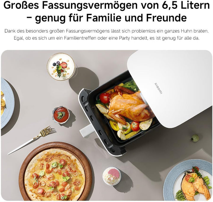 Xiaomi Smart Air Fryer 6.5L Black, 6.5L Black