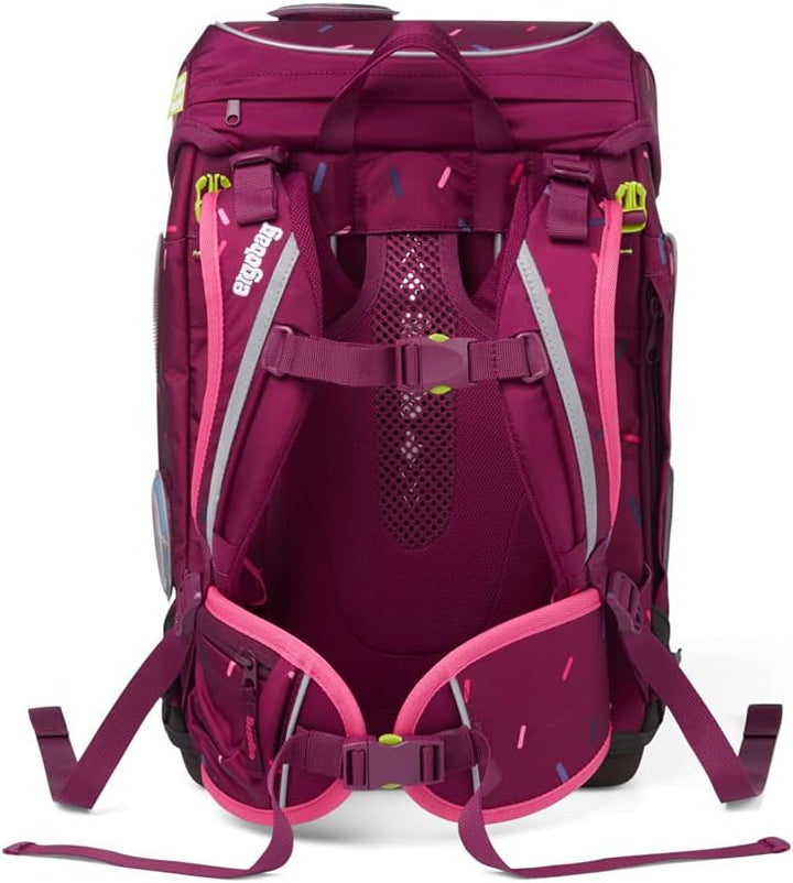 ergobag cubo Set ergonomischer Schulrucksack, Set 5-teilig Einheitsgrösse Der Nussknackbär -
