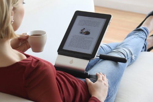 Rain Design iRest Ständer für Apple iPad und Tablet Silber, kann auch auf einem Sofa - Sessel verwen