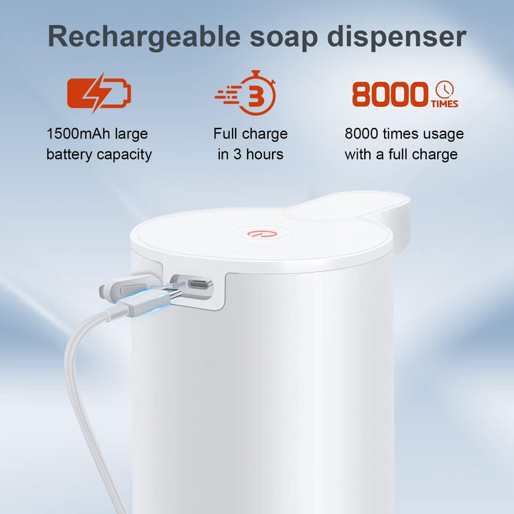 Seifenspender Automatischer Edelstahl Schaumseifenspender Elektrischer - LAOPAO Soap Dispenser Set I