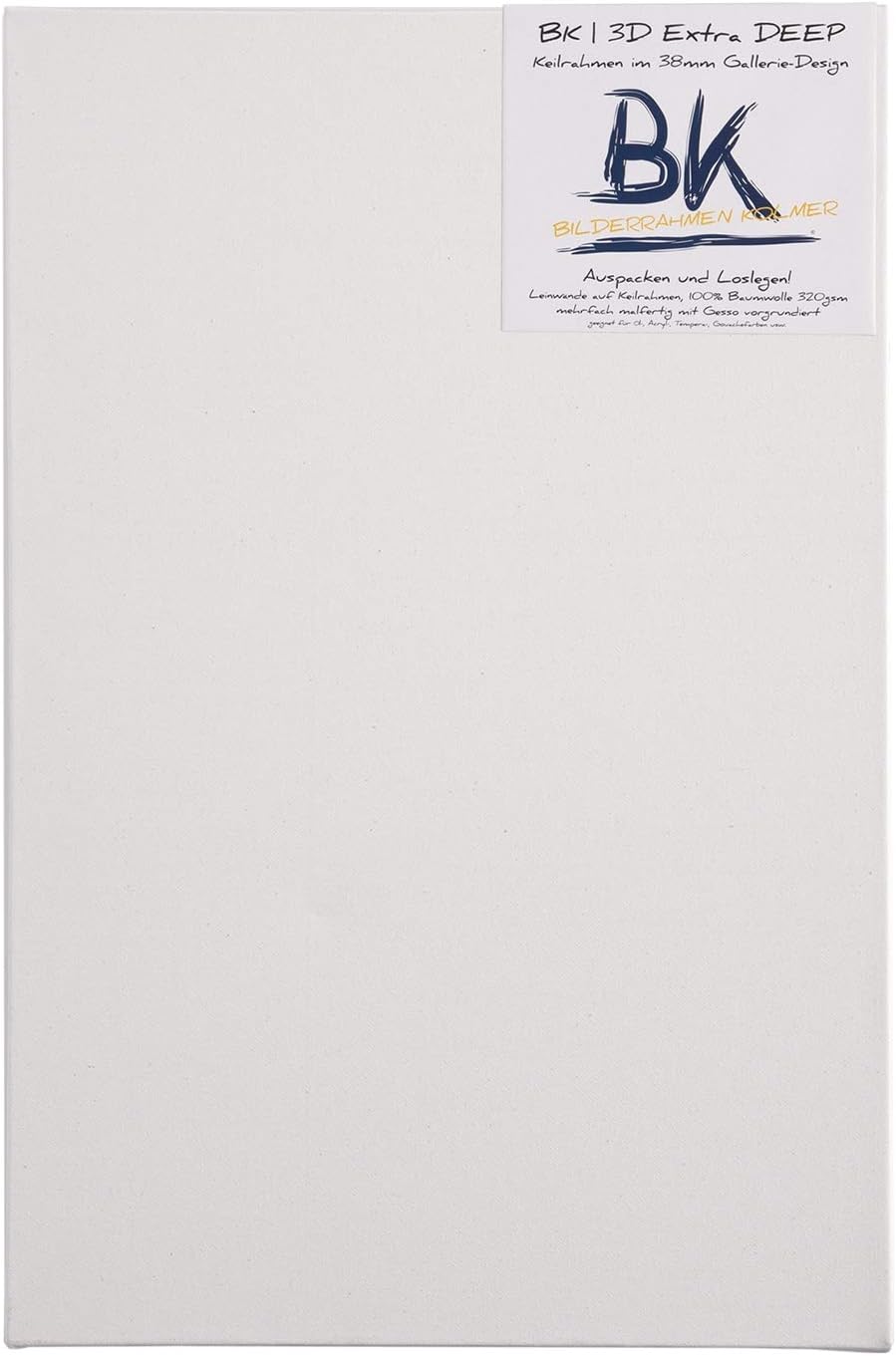 4X BK extra DEEP KEILRAHMEN 70x100cm | Leinwände auf Keilrahmen 70x100 cm | extra hohe Keilrahmen mi