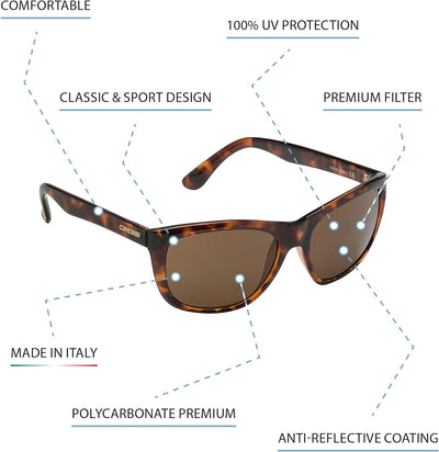 Cressi Italienisch-Sonnenbrille-Qualität - Verschiedene Modelle / Farben - Polarized / Anti-Glare mi