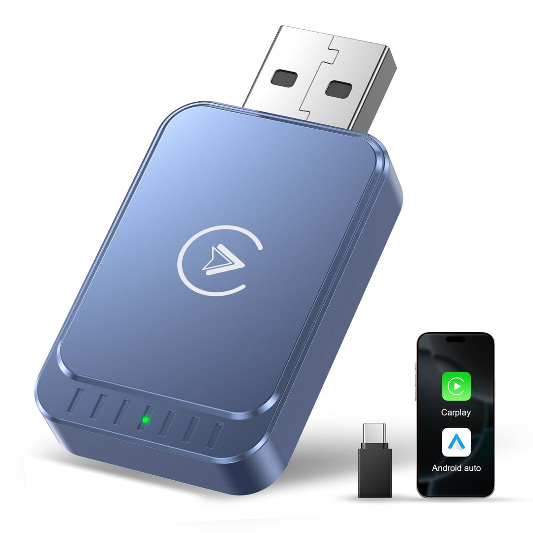 Carplay Wireless Adapter Android-Auto Wireless Adapter: 2 in 1 Wireless Konvertieren Wired Android A