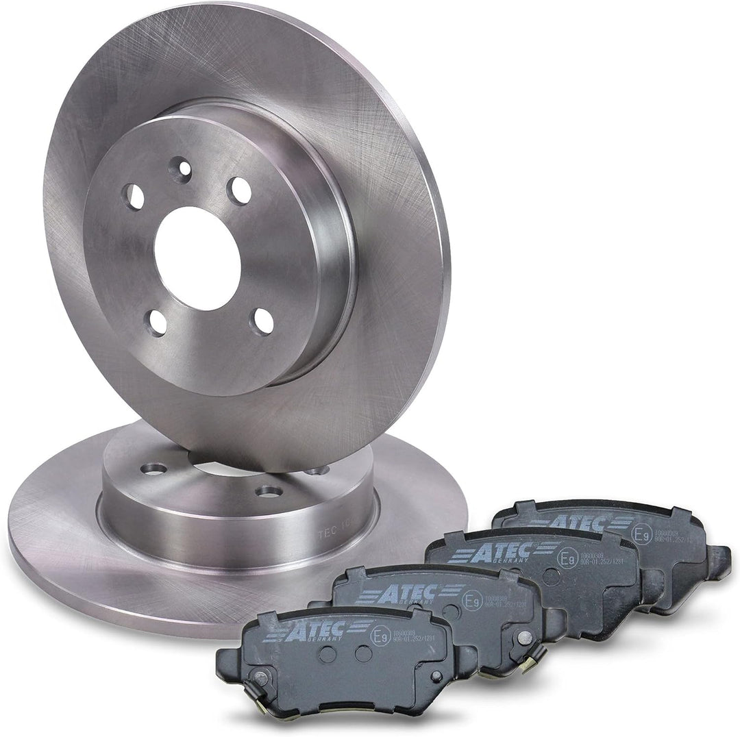 Bremsenset Hinterachse inkl. Bremsscheiben Ø 264 mm Voll + Bremsbeläge Hinten, Passend für OPEL ASTR