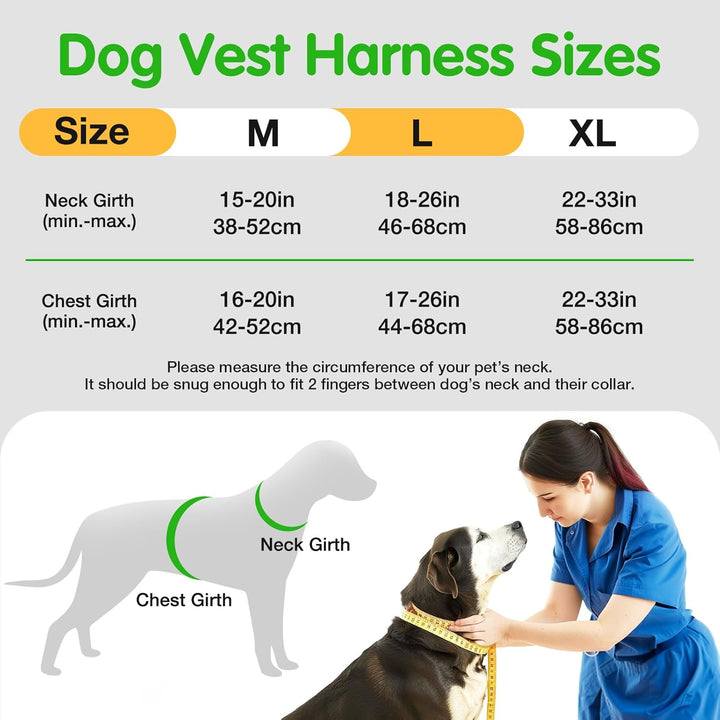 Jewyow Hundegeschirr Leuchtend, Wiederaufladbare LED Hundegeschirr, Led Geschirr für Hunde mit Weich