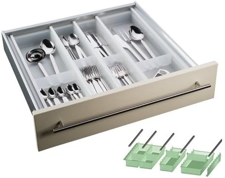 Naber Cuisio 120. Besteckeinsatz, graphit- transluzent