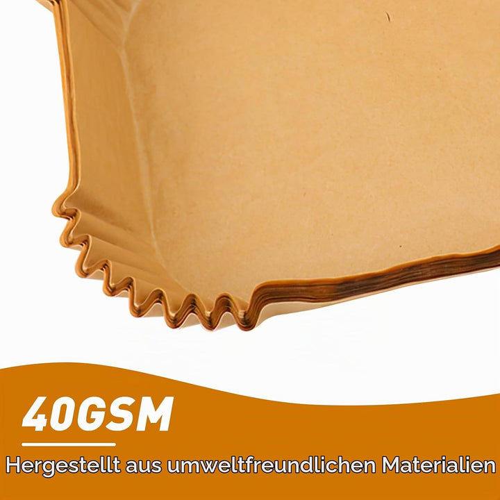 125 Stück Kastenform-Einlagen, 2lb Ungebleichte Brotbackform Papiere, Antihaft &amp; Fettabweisend Backp