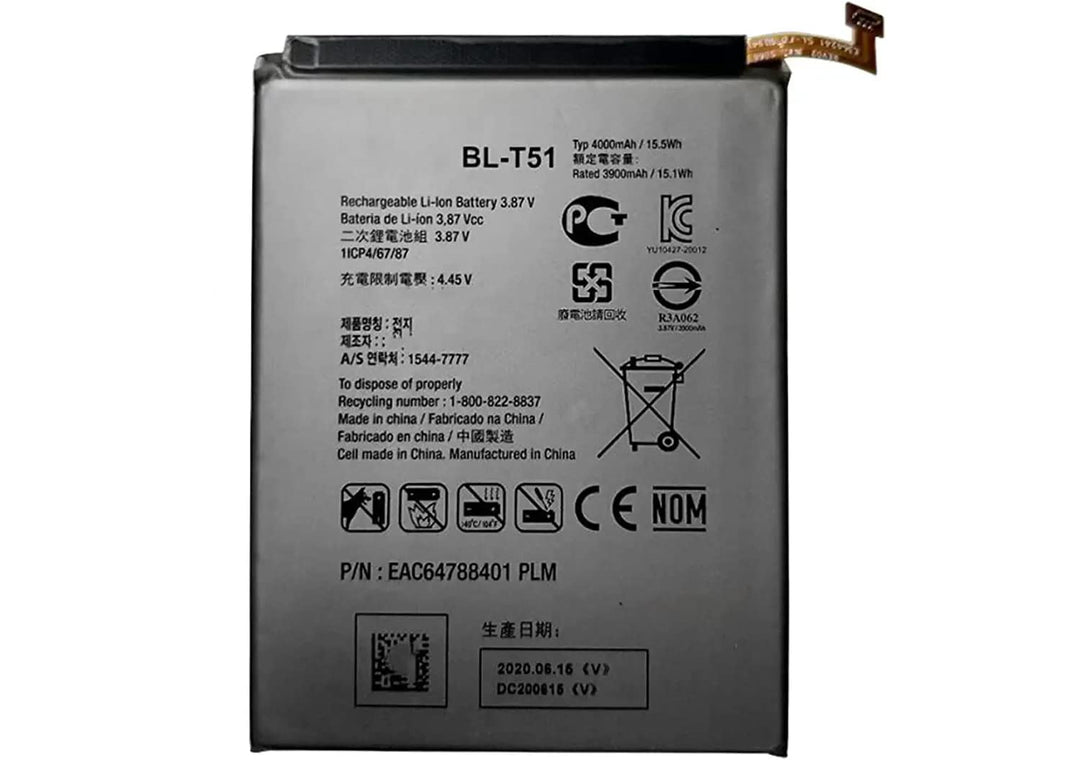 BL-T51 Laptop-Akku kompatibel mit LG K42 LMK420 LM-K420 LMK420H LM-K420H LMK420E LM-K420E LMK420Y LM
