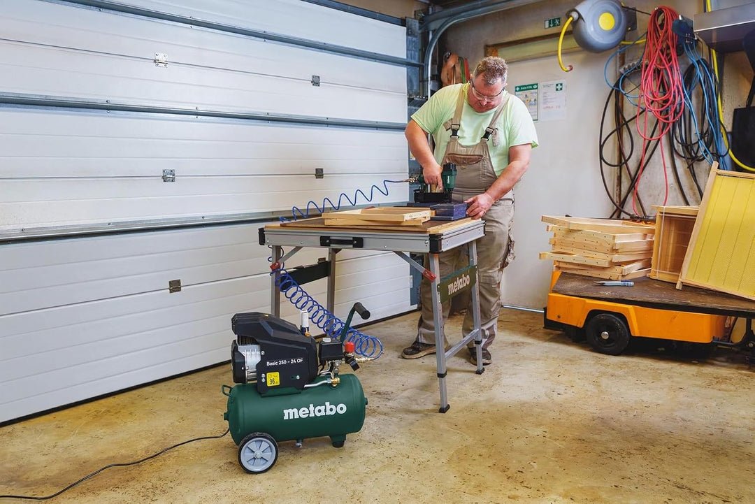 Metabo Druckluft-Klammergeräte / -Nagler DKNG 40/50 (601562500) Kunststoffkoffer, Nageltyp: SKN , Na