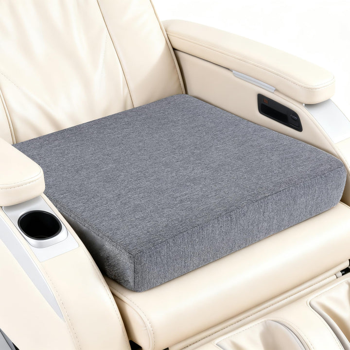 Mingone Sitzkissen 50x50x9 cm, abnehmbar und waschbar, mit Memory-Schaum – ideal für Liegestühle, So