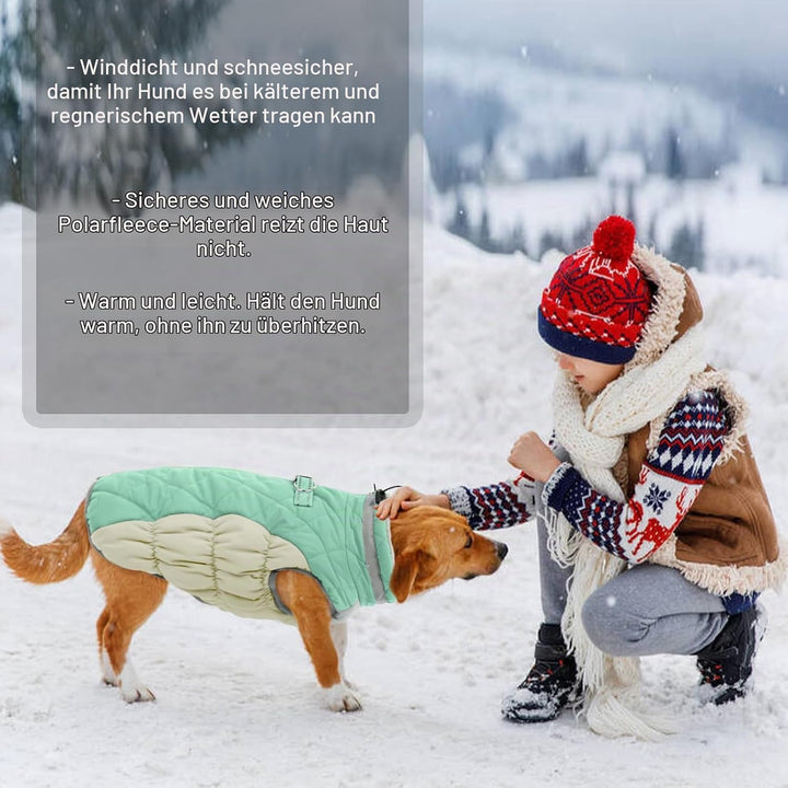 Kuoser Wärme hundemantel, Winddicht hundejacke, Reflektierend hundemantel für kleine Hunde, hundeman