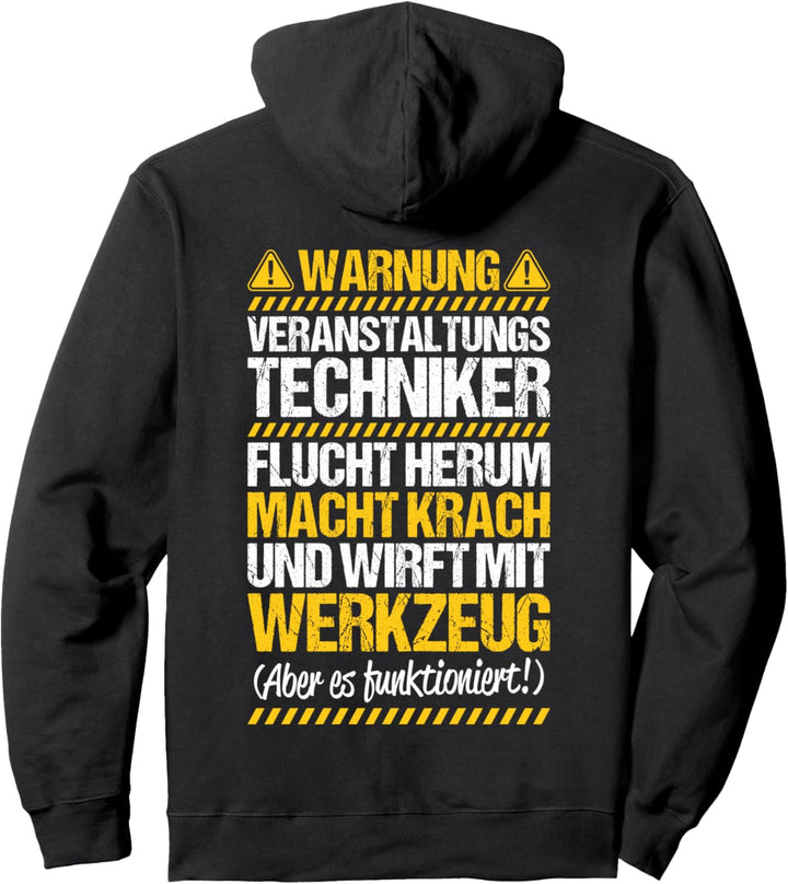 Wirft Mit Werkzeug Veranstaltungstechniker Pullover Hoodie