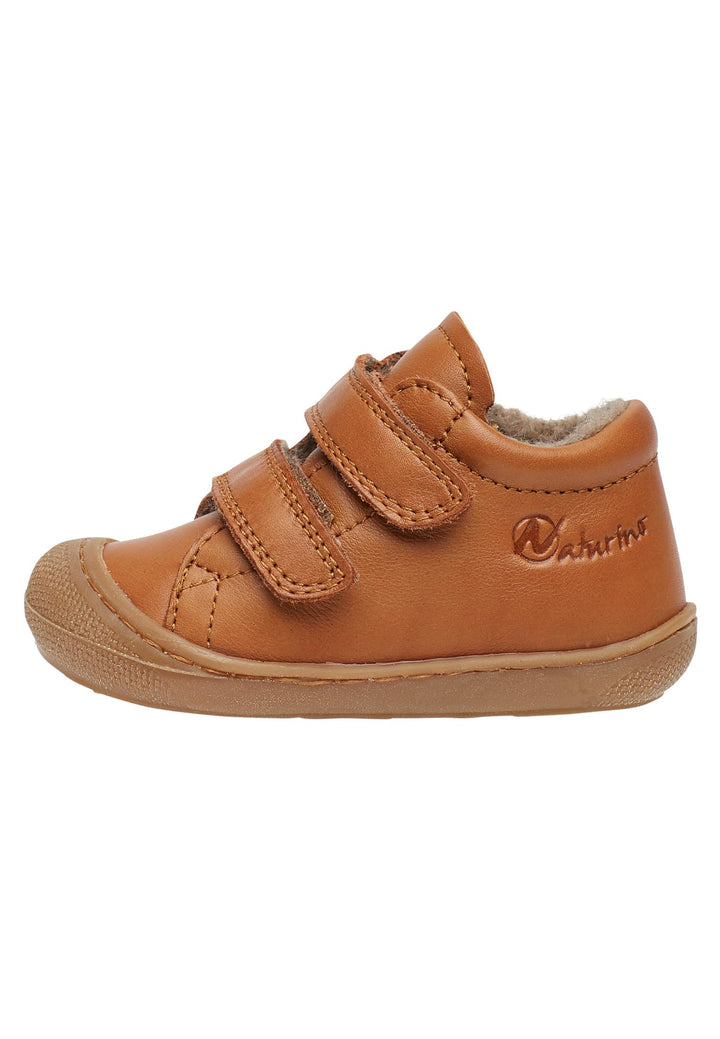 Naturino Cocoon VL-Lauflernschuhe aus Leder 17 EU Braun, 17 EU Braun