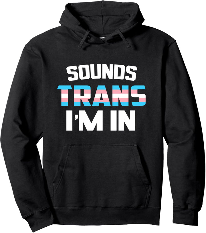 Sounds Trans Ich bin in Transgender Pullover Hoodie
