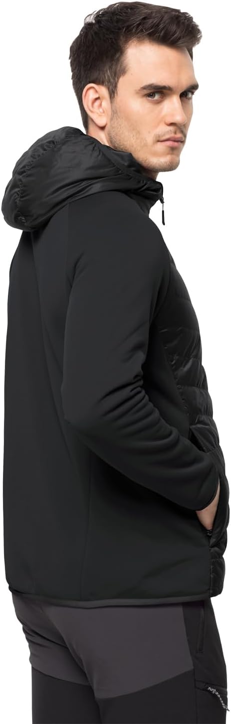 Jack Wolfskin Herren Routeburn Pro Hybrid M Fleecejacke S Schwarz, S Schwarz