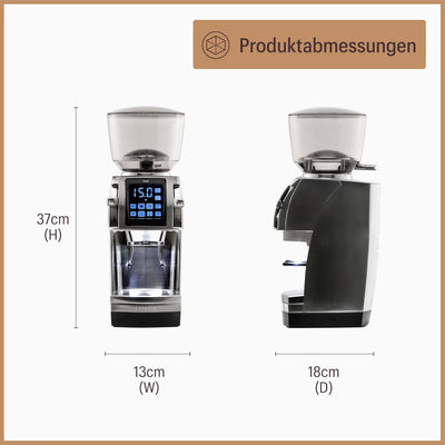 Baratza - Forte AP 230V Kaffeemühle - Elektrische Kaffeemühle mit Mahlwerk, Edelstahl ZCG1085SIL4FEU
