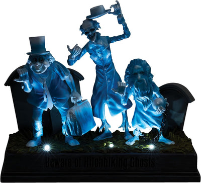 Enesco Disney Showcase The Haunted Mansion Hitchhiking Ghosts beleuchtete Figur, 20,3 cm, mehrfarbig