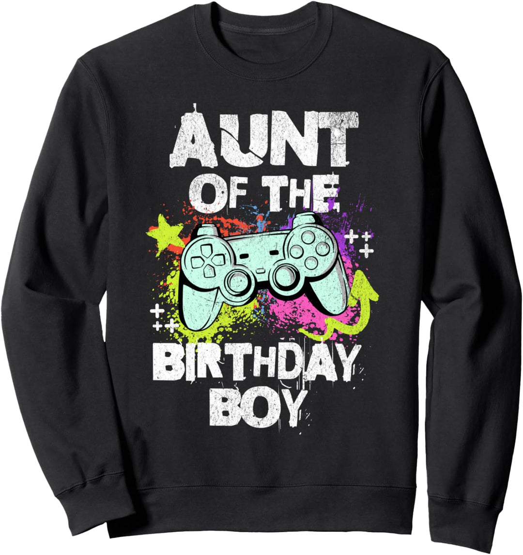 Videospiel "Tante des Geburtstags" für Jungen Sweatshirt