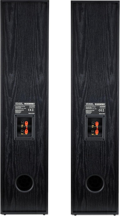 McGrey HTS-65320 BK Paar 3-Wege HiFi Standlautsprecher Paar - 160W RMS - 2 x 6,5" Mittel-, Tieftöner