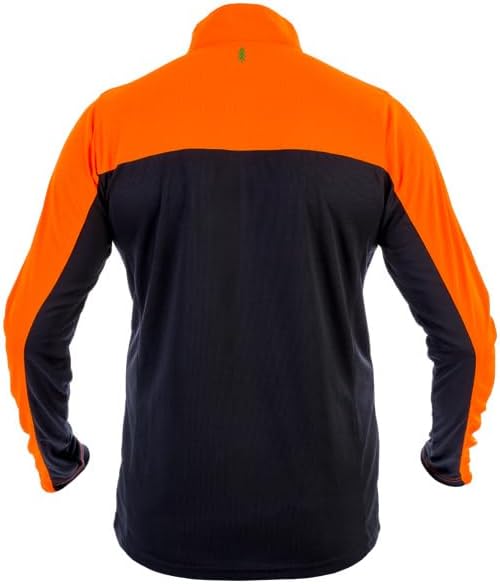Beginner 2.0 Funktionsshirt Shirt für die Forstarbeit Langarm Anthrazit-orange XS, Langarm Anthrazit