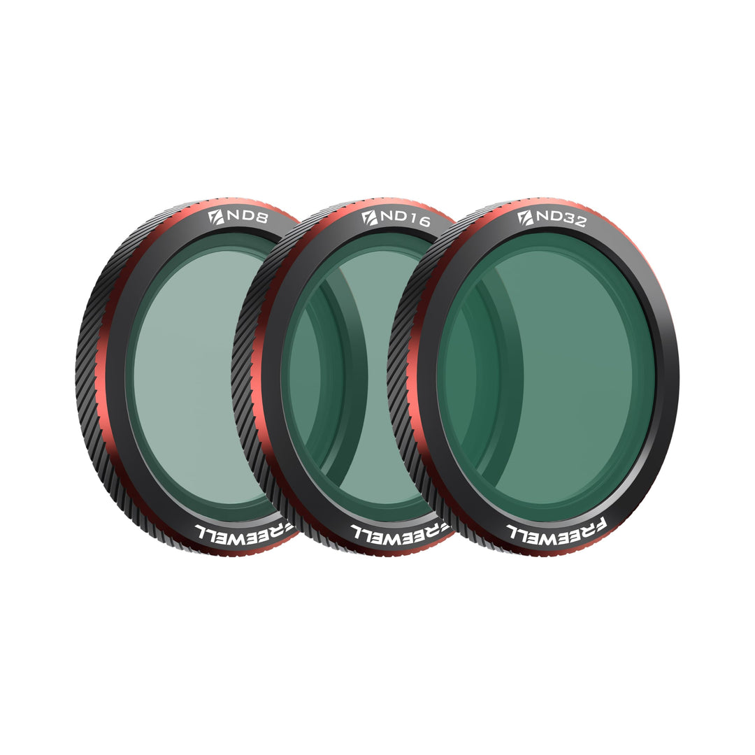Freewell Magnetische ND-Filter für DJI Neo 2 – inklusive ND8, ND16, ND32 für präzise Belichtungssteu