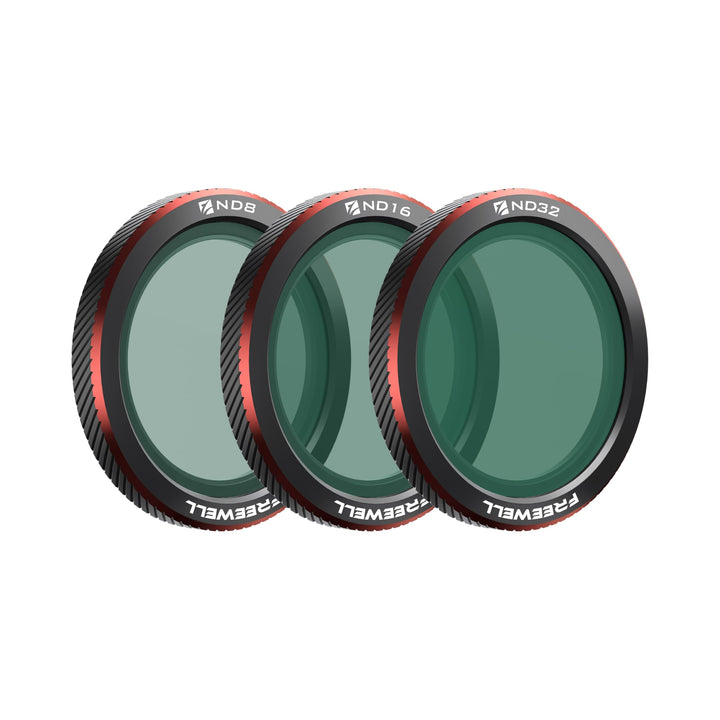 Freewell Magnetische ND-Filter für DJI Neo 2 – inklusive ND8, ND16, ND32 für präzise Belichtungssteu
