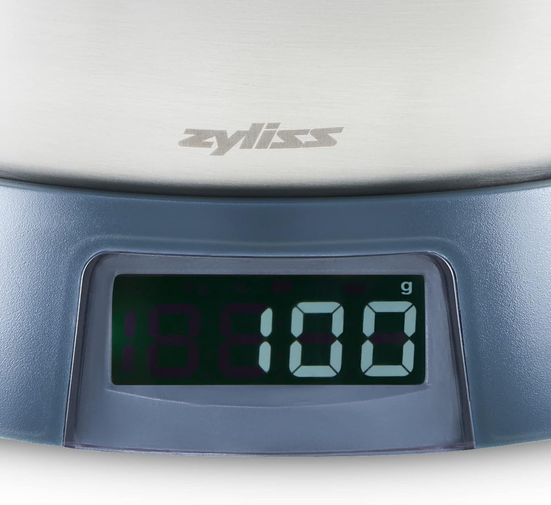 Zyliss E970054 Digitale Küchenwaage, Kunststoff, Blau, Digitale Küchenwaage