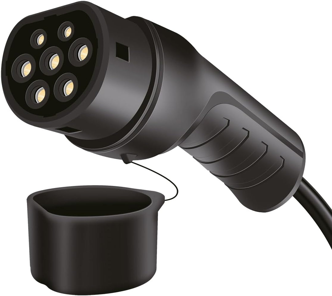 LogiLink E-Auto-Ladekabel, Typ 2, 3-phasig, 32 A, 22 kW, mit Tasche, 5 m, 5 m