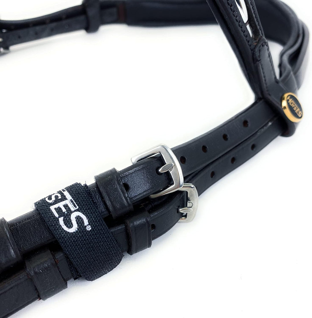 Horses Leder Trense Trieste Schwarz Cob, Schwarz Cob