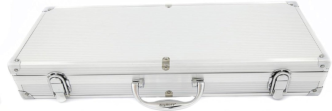 Berghoff 1108180 Grillset 6-teilig Set Koffer, Metall, Edelstahl