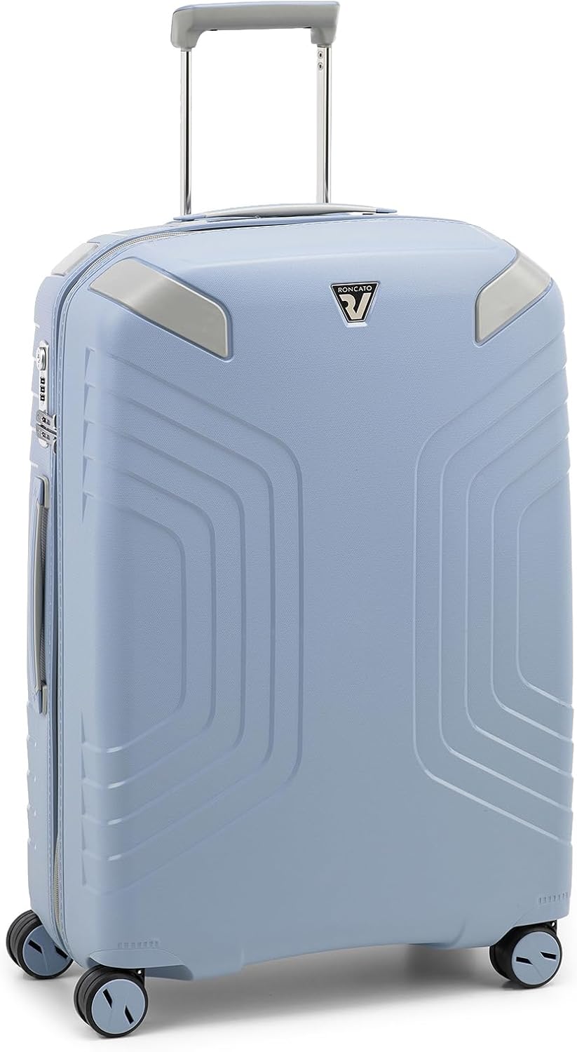 RONCATO Ypsilon 2.0 Eco - 4-Rollen-Trolley 69 cm Azzurro pastello, Azzurro Pastello