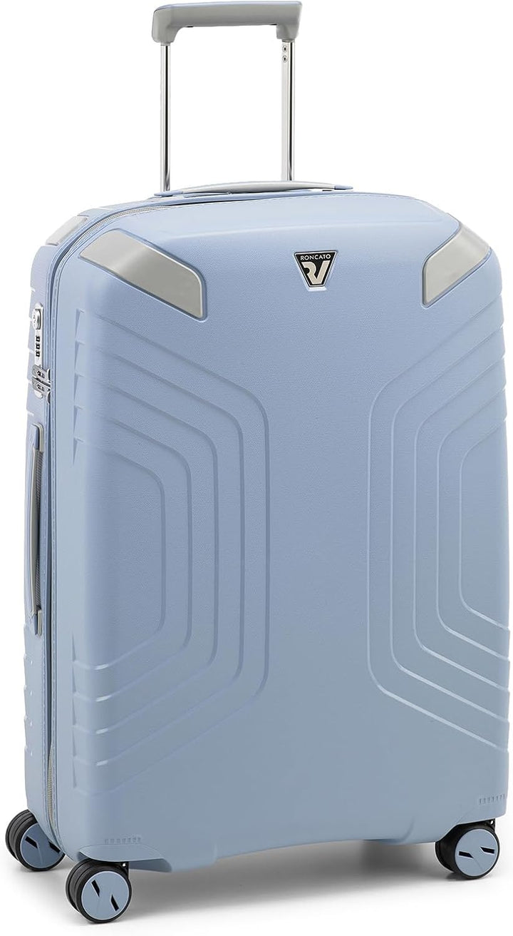 RONCATO Ypsilon 2.0 Eco - 4-Rollen-Trolley 69 cm Azzurro pastello, Azzurro Pastello