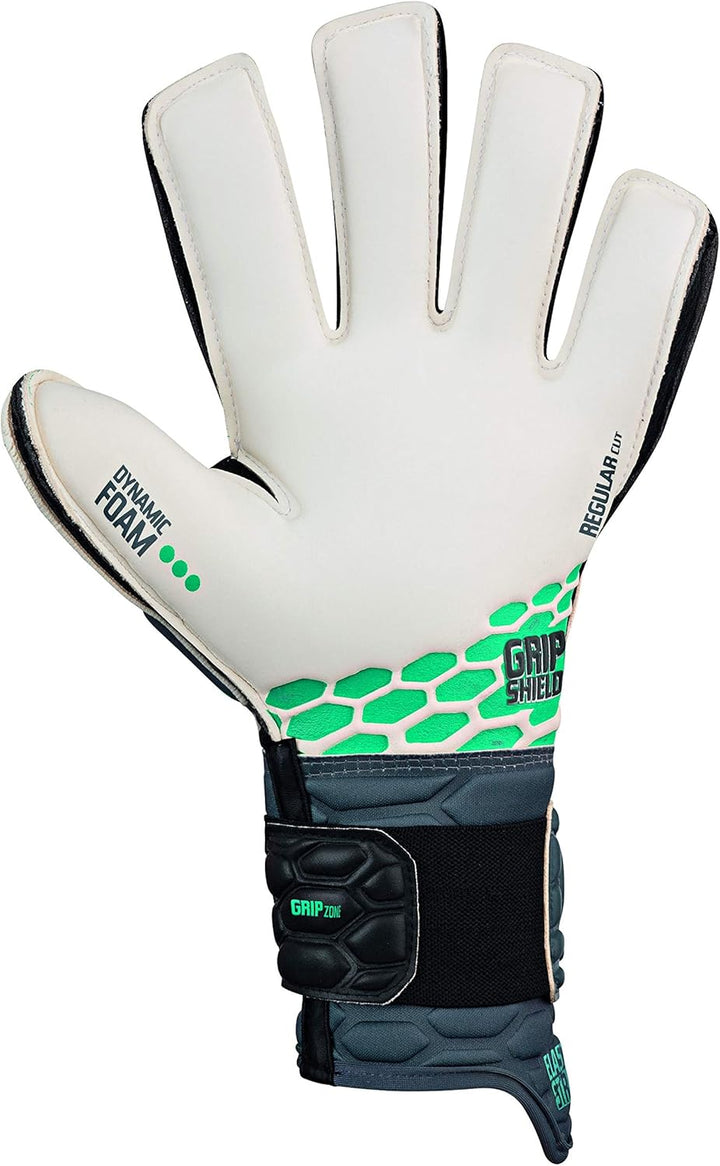 JAKO Uni Torwart-handschuh Prestige WRC Protection, anthrazit/türkis, 9.5, 2550 12 anthrazit/Türkis,