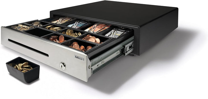 Safescan 4141CC Münzbecher, passen perfekt in Ihren Kassenladeneinsatz - vereinfacht das Zählen Ihre