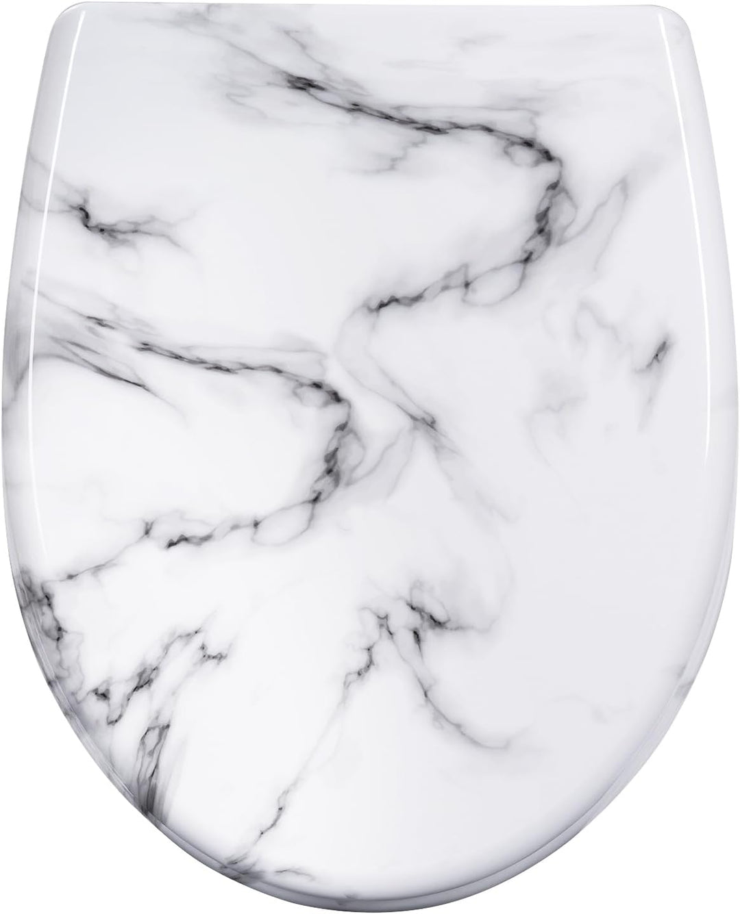 WOLTU Toilettendeckel, WC Sitz mit Absenkautomatik, Klodeckel Klobrille mit Quick-Release-Funktion,