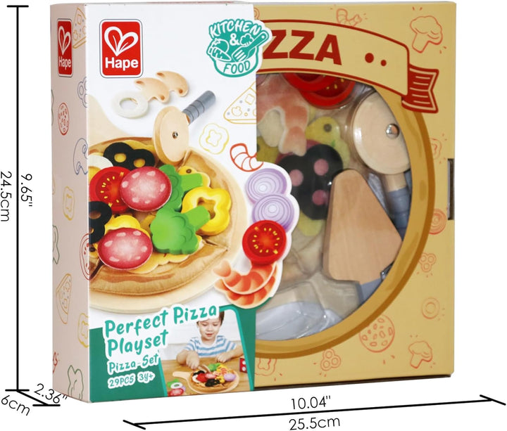 Hape Pizza-Set von Hape Küchenspielset mit Pizzakarton-Verpackung für noch mehr Spielspass