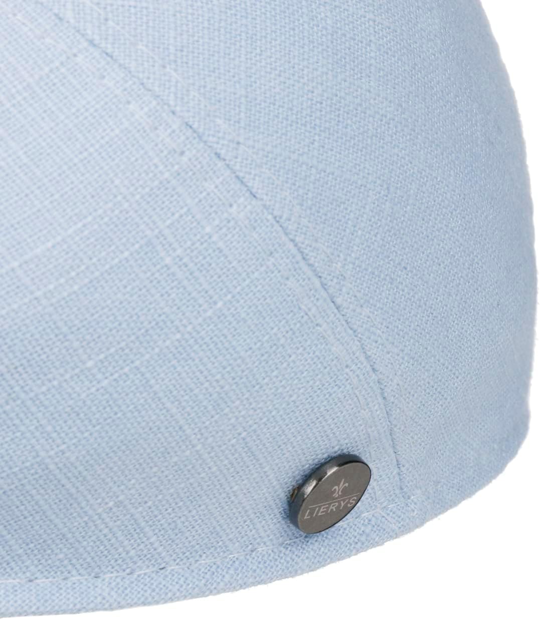 LIERYS Elegantes Design: Die melierte dunkelblaue Flatcap besticht durch ihre frische Ausstrahlung u