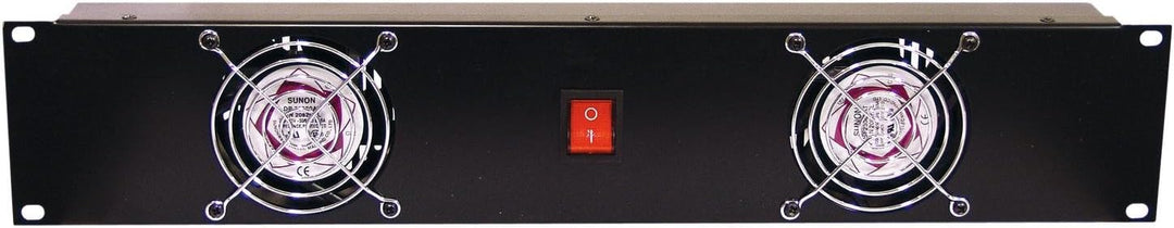 STEINIGKE Omnitronic 30100820 Frontplatte Z-19 mit 2 Ventilatoren, 2U