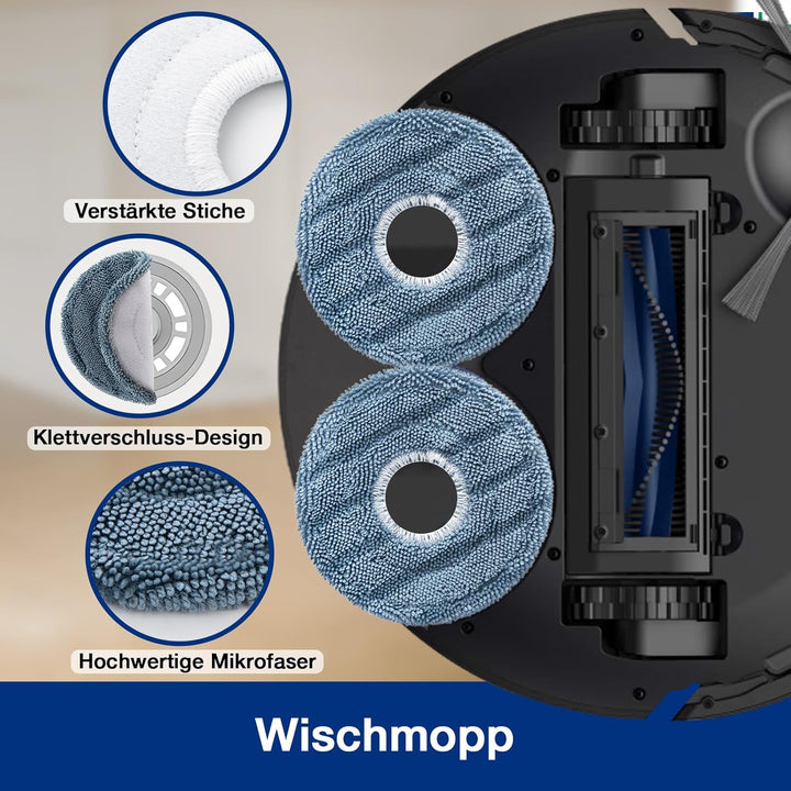 Zubehörset für Eufy Omni C20 Saugroboter, 20 Stück Ersatzteile mit Hauptbürste, HEPA Filter, Staubbe