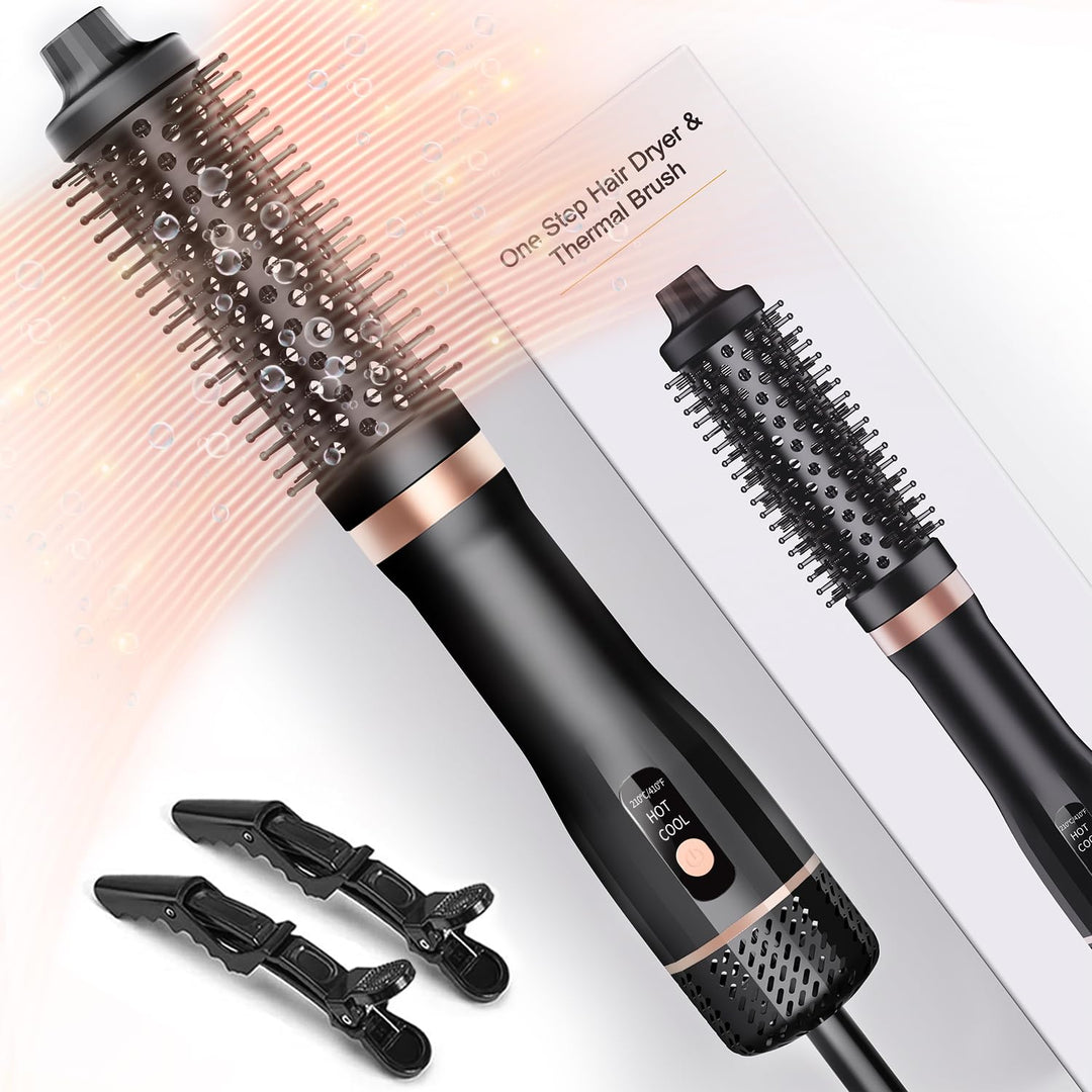 Thermobürste, Thermal Brush Blowout Boost Ionische Lockenbürste 160.000 RPM Negativ-Ionen Haartrockn