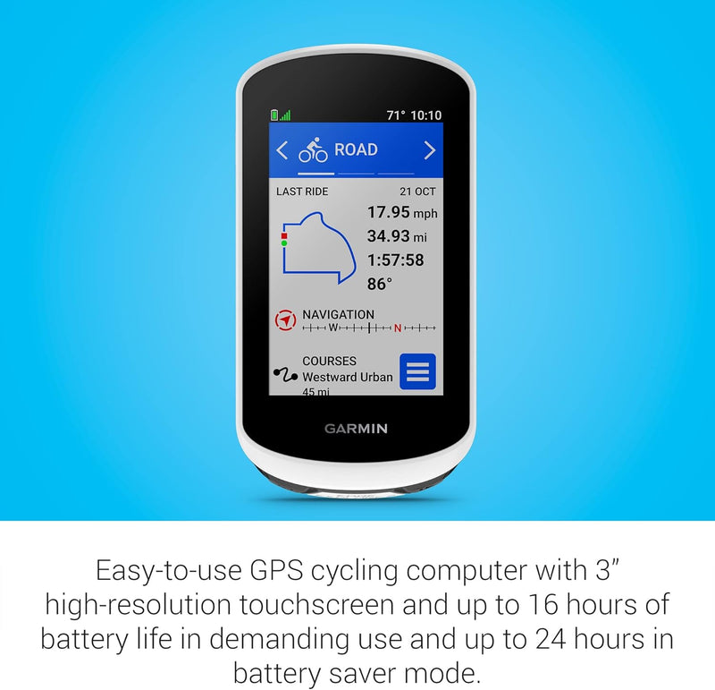 Garmin Edge® Explore 2 GPS-Fahrrad-Navigator, E-Bike-Kompatibilität, Karten und Navigation, mit Sich