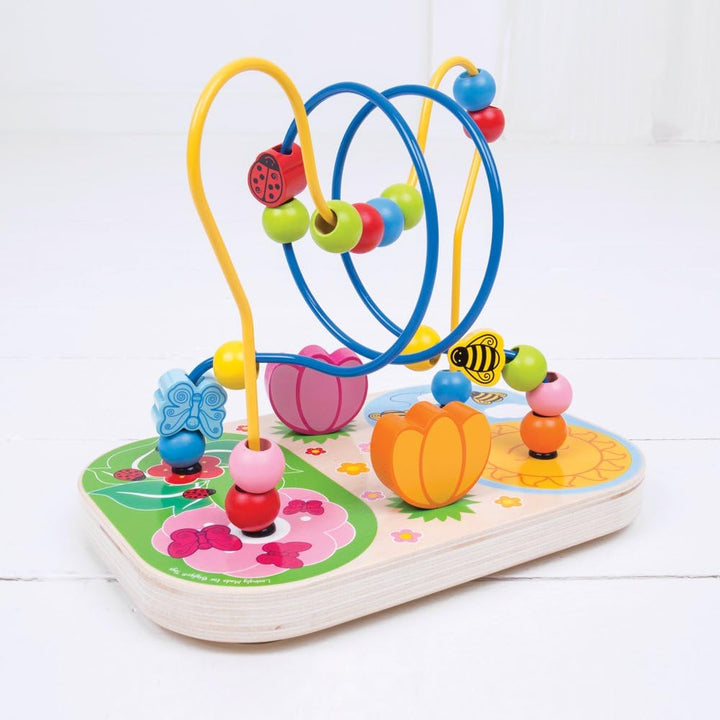 Bigjigs Toys Wooden Flower Bead Maze