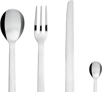 Alessi Santiago DC05S24 - Design Besteck-set aus Edelstahl, poliert, 24-teilig