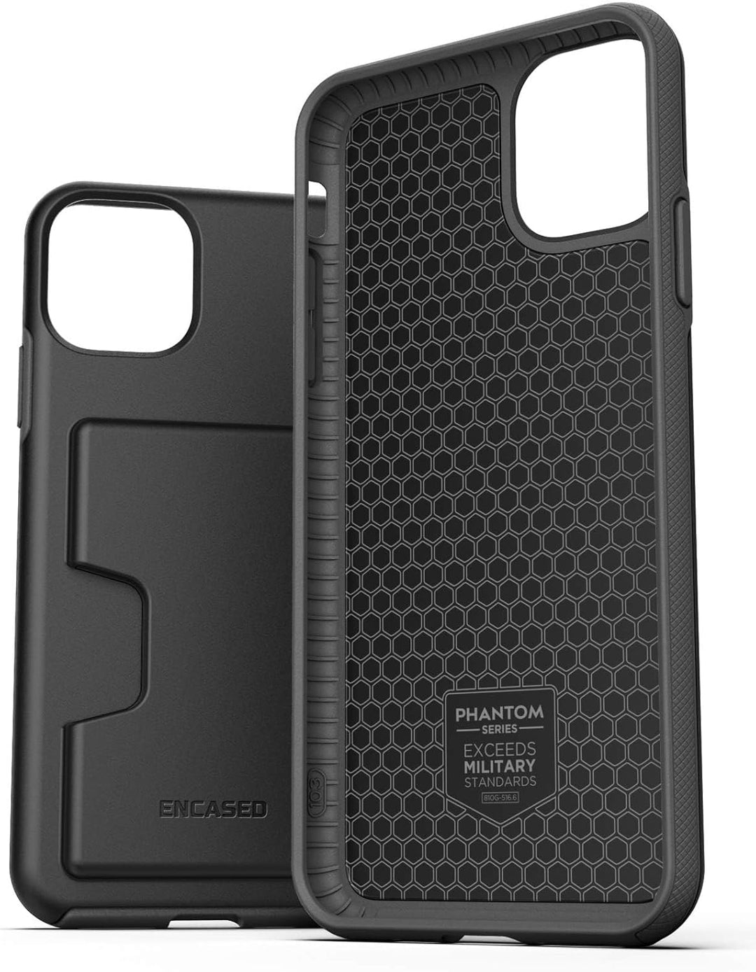 Encased Wallet Hülle für iPhone 11 mit Kartenfach – Ultra Durable Schutzhülle Handyhülle Stossfest C