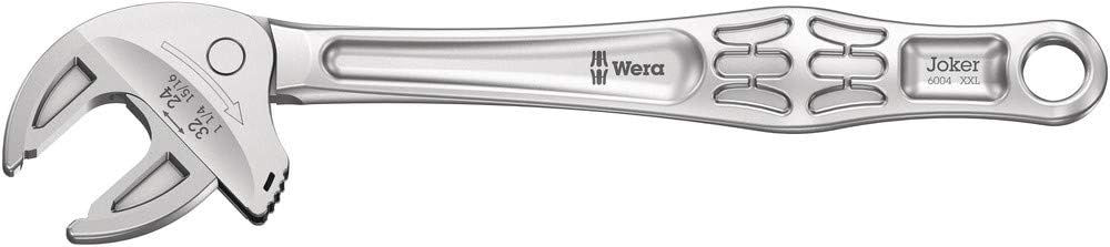 Wera '05020102001 6004 Joker XXL Selbstjustierender Maulschlüssel, 24-32 (15/16"-1 1/4"), 6004 Joker