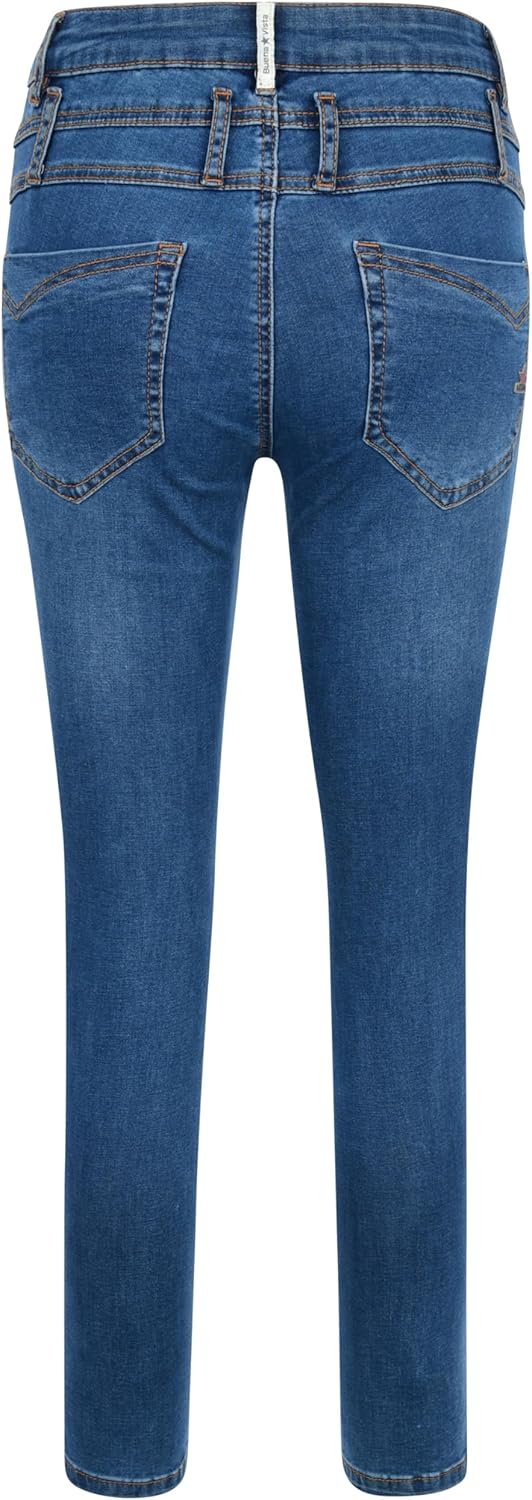 Buena Vista Damen Jeans Florida 7/8 Cozy Denim (S, Dark Stone)