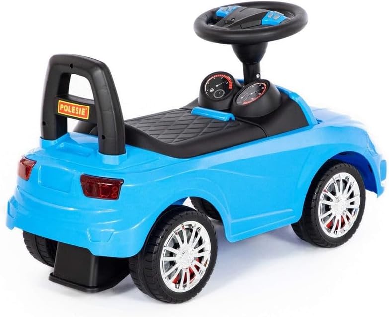 Rutscher Auto blau Super Car Nr.5 Sound Kinder Rutscherfahrzeug Lauflernhilfe