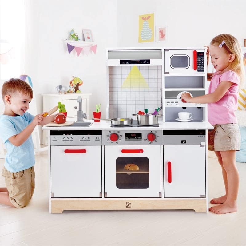 Hape Multifunktionale Spielküche von Hape | Küchen-Rollenspiel Spielset für Kinder ab drei Jahren, 2