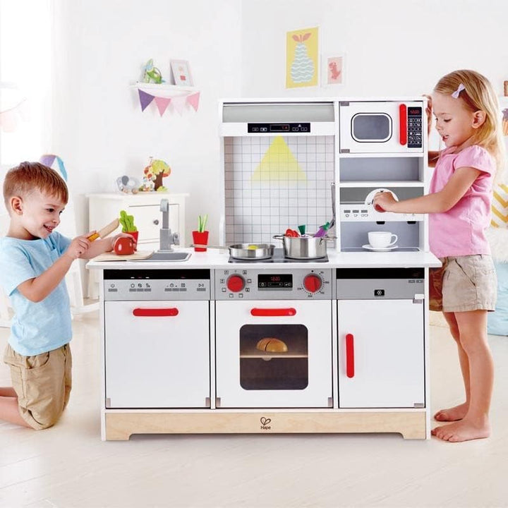 Hape Multifunktionale Spielküche von Hape | Küchen-Rollenspiel Spielset für Kinder ab drei Jahren, 2